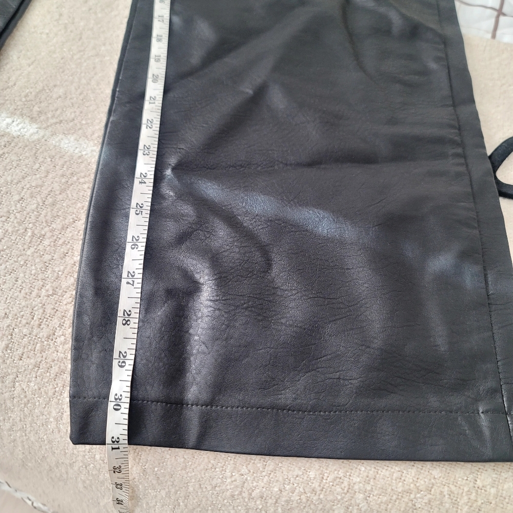 NWT White Fox Boutique "Bring The Style" Wide Leg PU Pants - Size XL Y2k - Picture 12 of 17